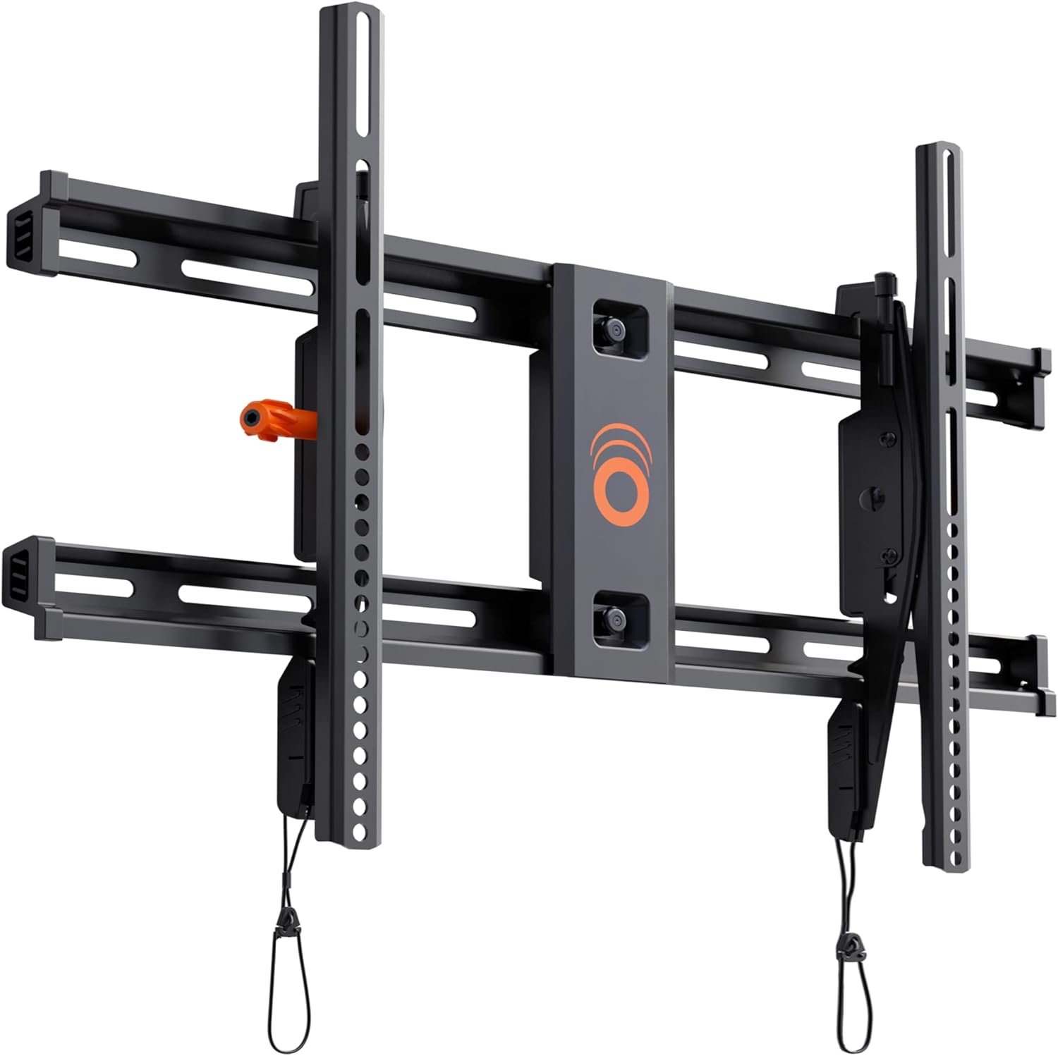 ECHOGEAR Wall Mount TV Bracket for TVs Up to 90″ – Low Profile Design Tilts to Eliminate Glare – Includes Drilling Template & Can Be Leveled After Install – UL Listed for Safety
