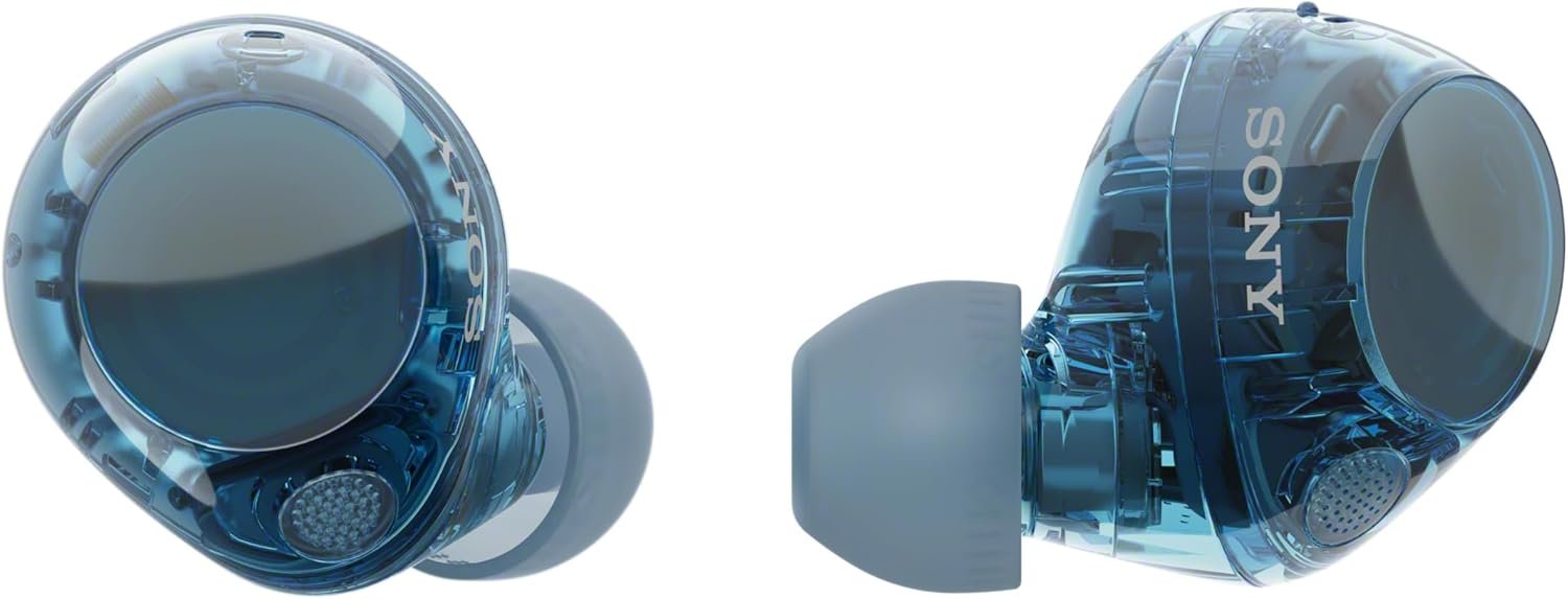 Sony WF-C710N Truly Wireless Noise-Canceling Earbuds with up to 30-Hour Battery Life, Lightweight and Secure, Glass Blue