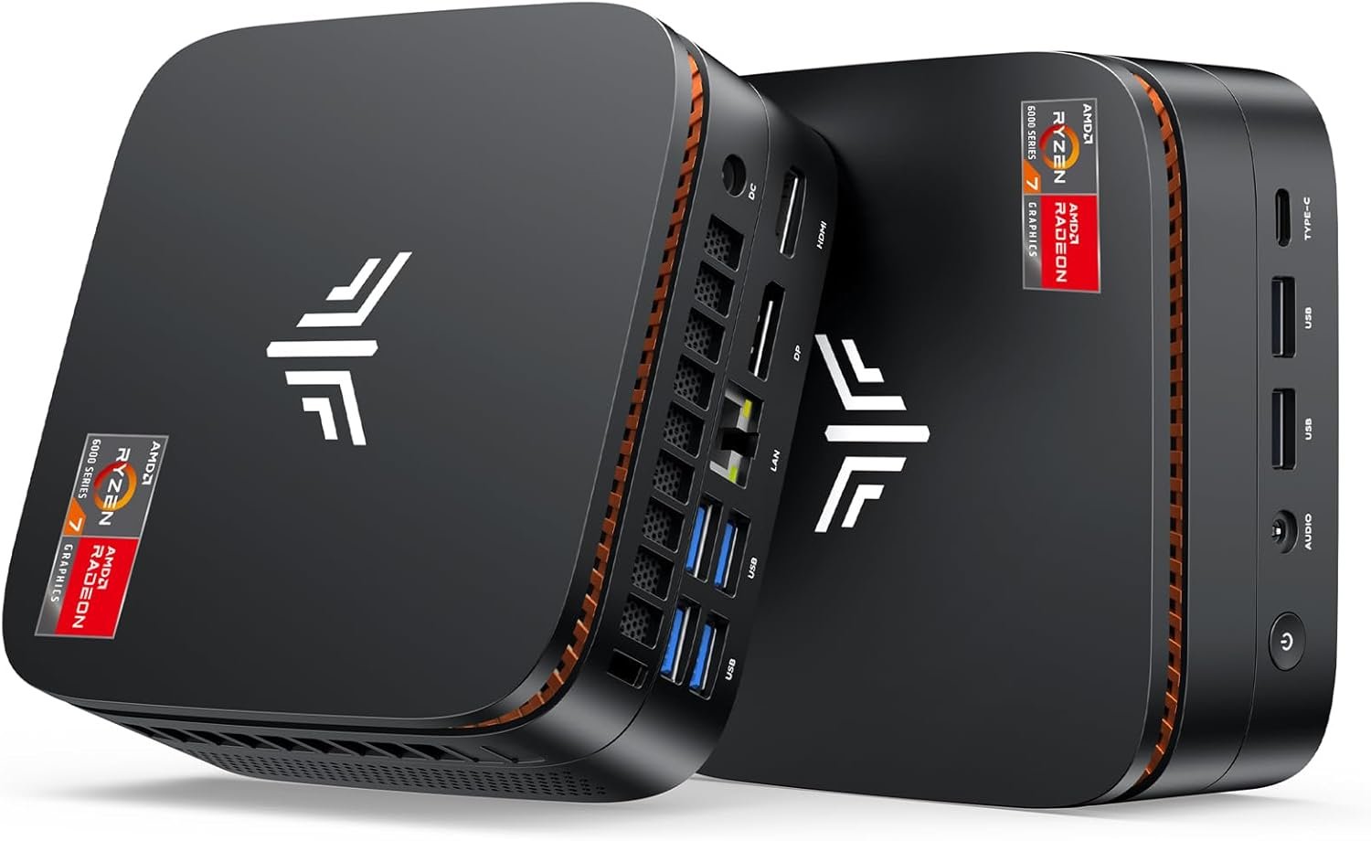 KAMRUI Mini Gaming PC, Hyper H1 win-11 Pro AMD Ryzen 7 7735HS (Beat 7730U/6800U, Up to 4.75GHz) Mini PC, 24GB LPDDR5 5500MT/s 512GB SSD Micro Pc, Mini Computer Triple 4K Display/2.5G LAN/WiFi6/BT5.2 ﻿