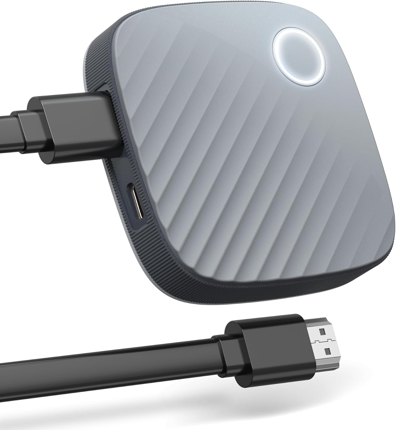 True 4K Wireless HDMI Display Adapter, Miracast HDMI Dongle for TV, Airplay Screen Mirroring Adapter, Support 4K Cast for iOS Android Windows to HDTV Projector Monitor