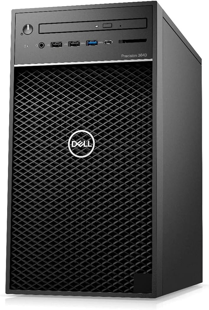 Dell Precision 3640 Workstation Desktop | Core i9-10900 – 1TB HDD Hard Drive – 32GB RAM | 10 cores @ 5.2 GHz Win 11 Pro Black (Renewed)