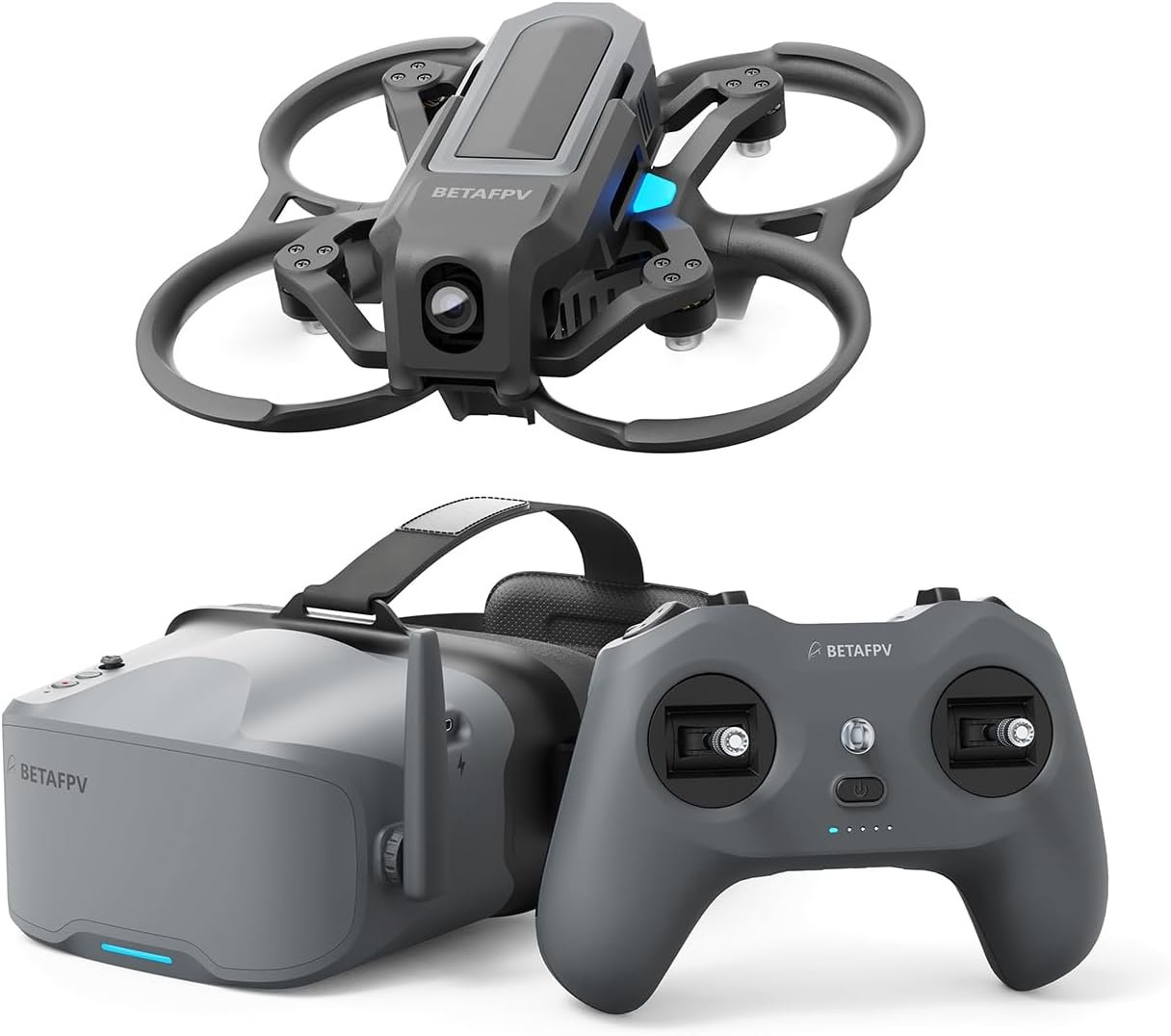 BETAFPV Aquila20 FPV Kit with Altitude Hold Stable Hover, LiteRadio 4 SE Radio Transmitter, VR04 FPV Goggles DVR Supported, 3 Modes 2S Propulsion System Drone RTF for FPV Beginner Fly Indoor Outdoor
