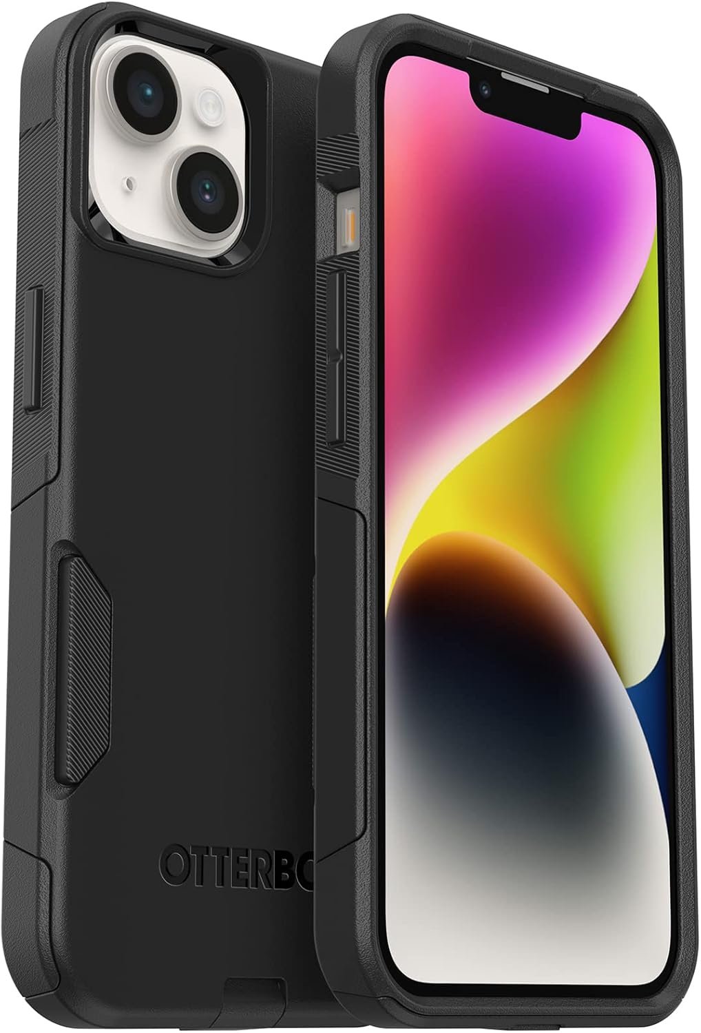 OtterBox iPhone 14 & iPhone 13 Commuter Series Case – BLACK , Slim & Tough, Pocket-Friendly, with Port Protection | Slim