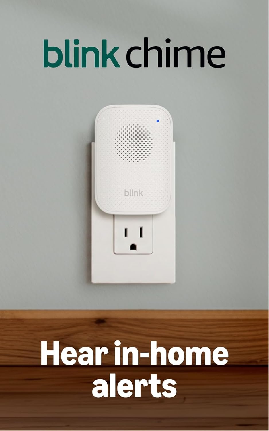 Blink Chime (newest model) — Real-time, audible alerts you can hear anywhere in your home, easy plug-in installation, works with all Blink doorbells