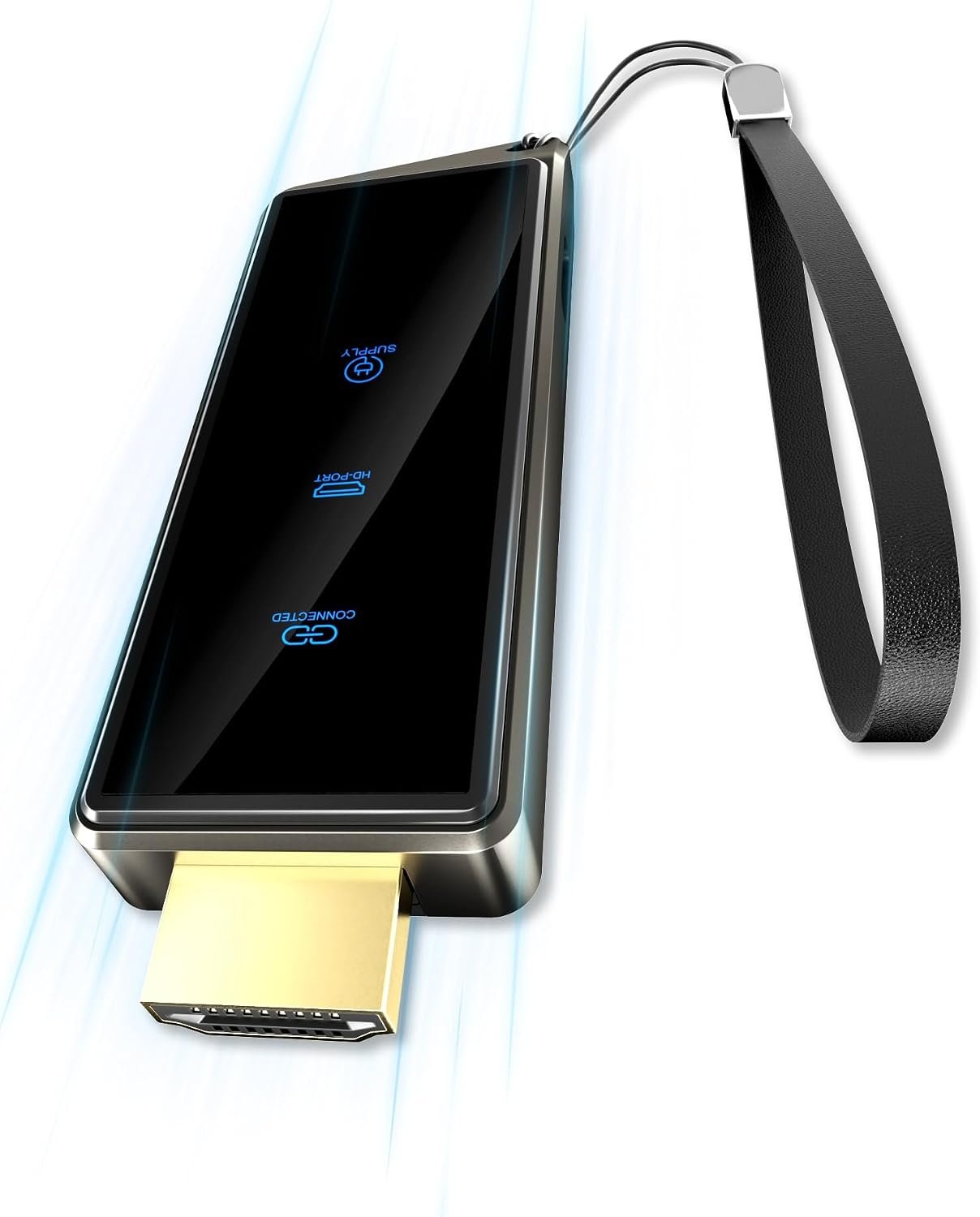 Wireless HDMI Display Dongle Adapter, Portable 2.4/5G Wireless Display Adapter for Streaming Media Video/Audio from Smartphone, Laptop to HDTV/Monitor/Projector,Supports iOS, Android,Windows,Mac OS