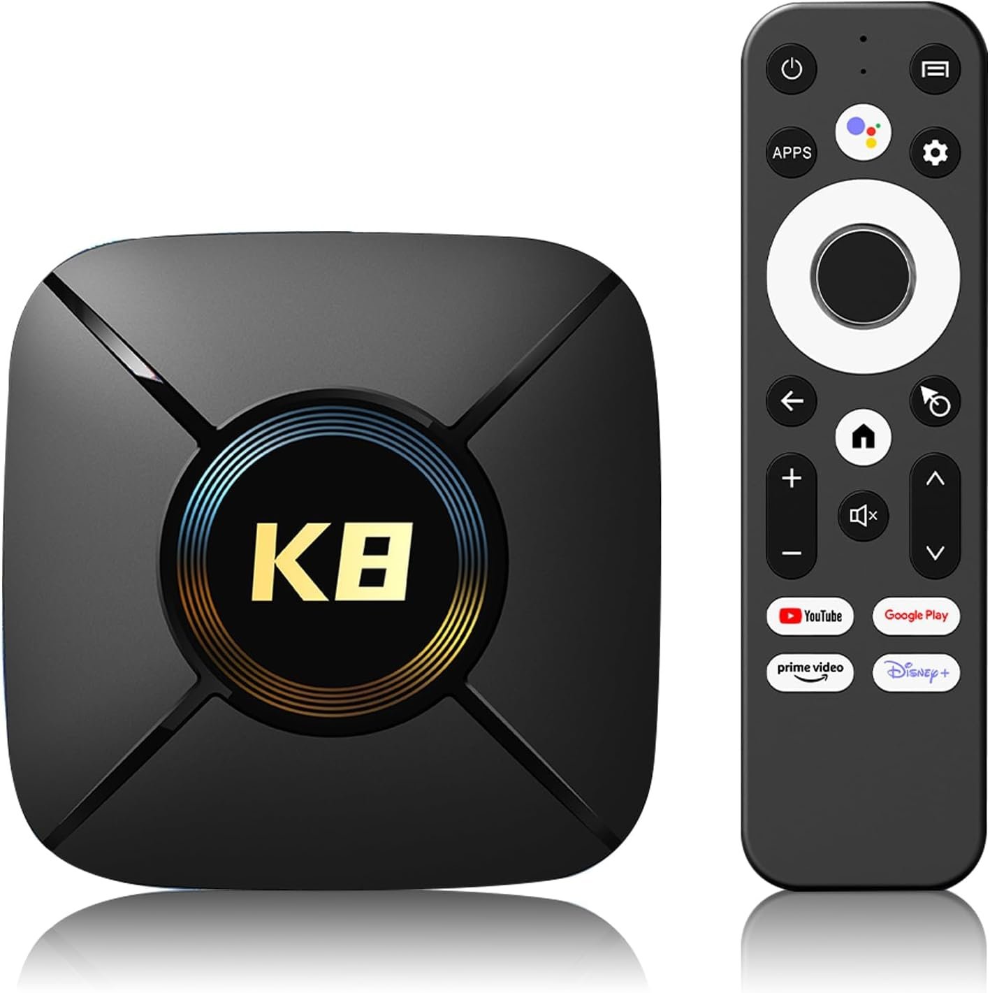 Android 14.0 TV Box RK3518 Quad Core 4K 2GB RAM 32GB ROM Dual WiFi6 BT5.0 | ARM Cortex-A53 CPU, 2.4G/5GHz Dual Band WiFi6, USB 3.0, 4K UHD Decoding, Bluetooth 5.0, Smart Android Streaming Media Player