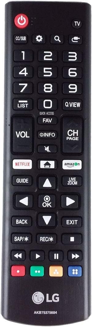 LG AKB75375604 Remote Control Compatible with All LG TV models
