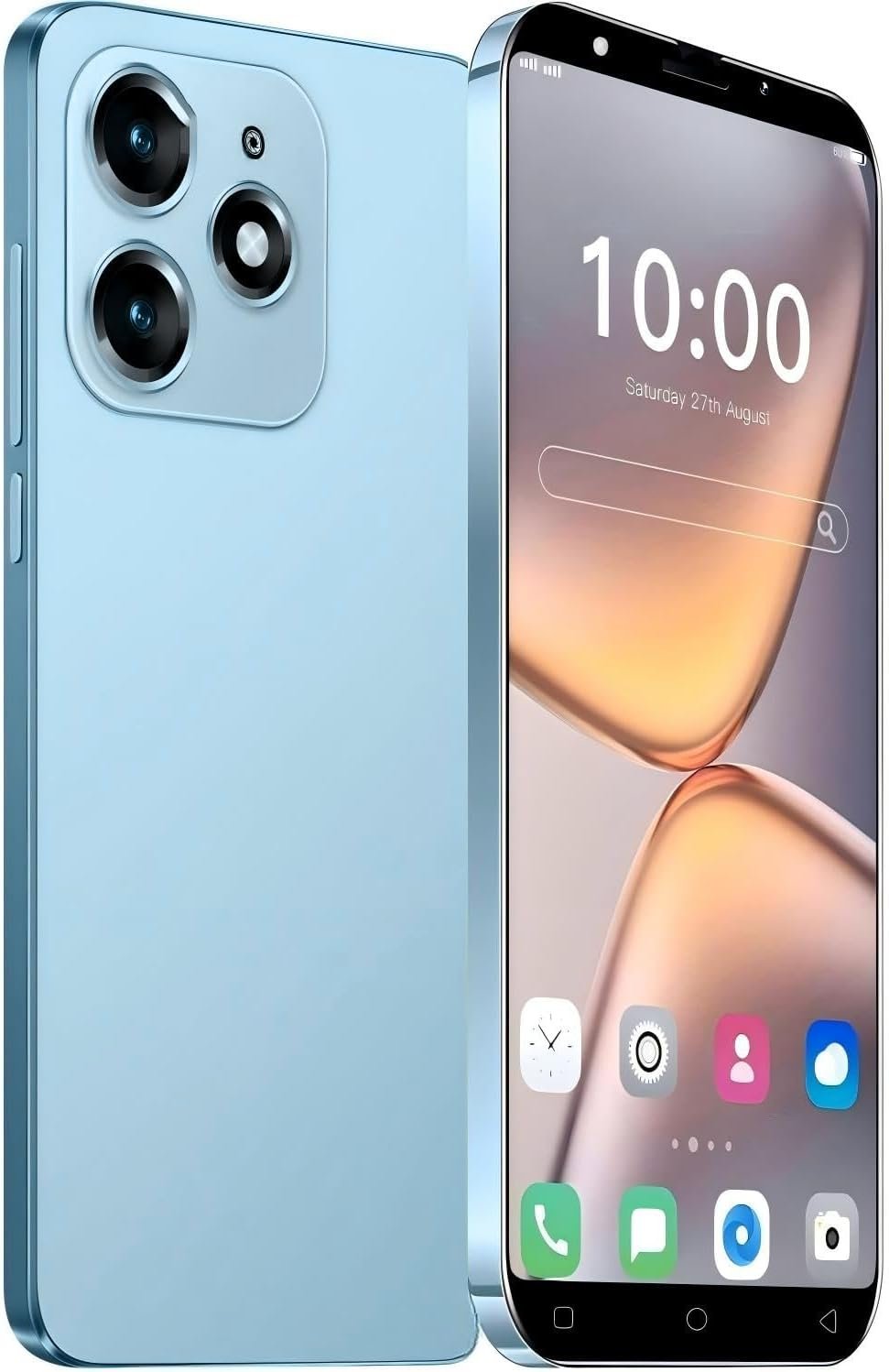 Unlocked Cell Phone, Android 13 Mobile Phones 5.53inch HD Screen, Dual SIM, 2+16G ROM/SD to 128GB, Dual Camera/2750mAh Big Battery Smart Phone