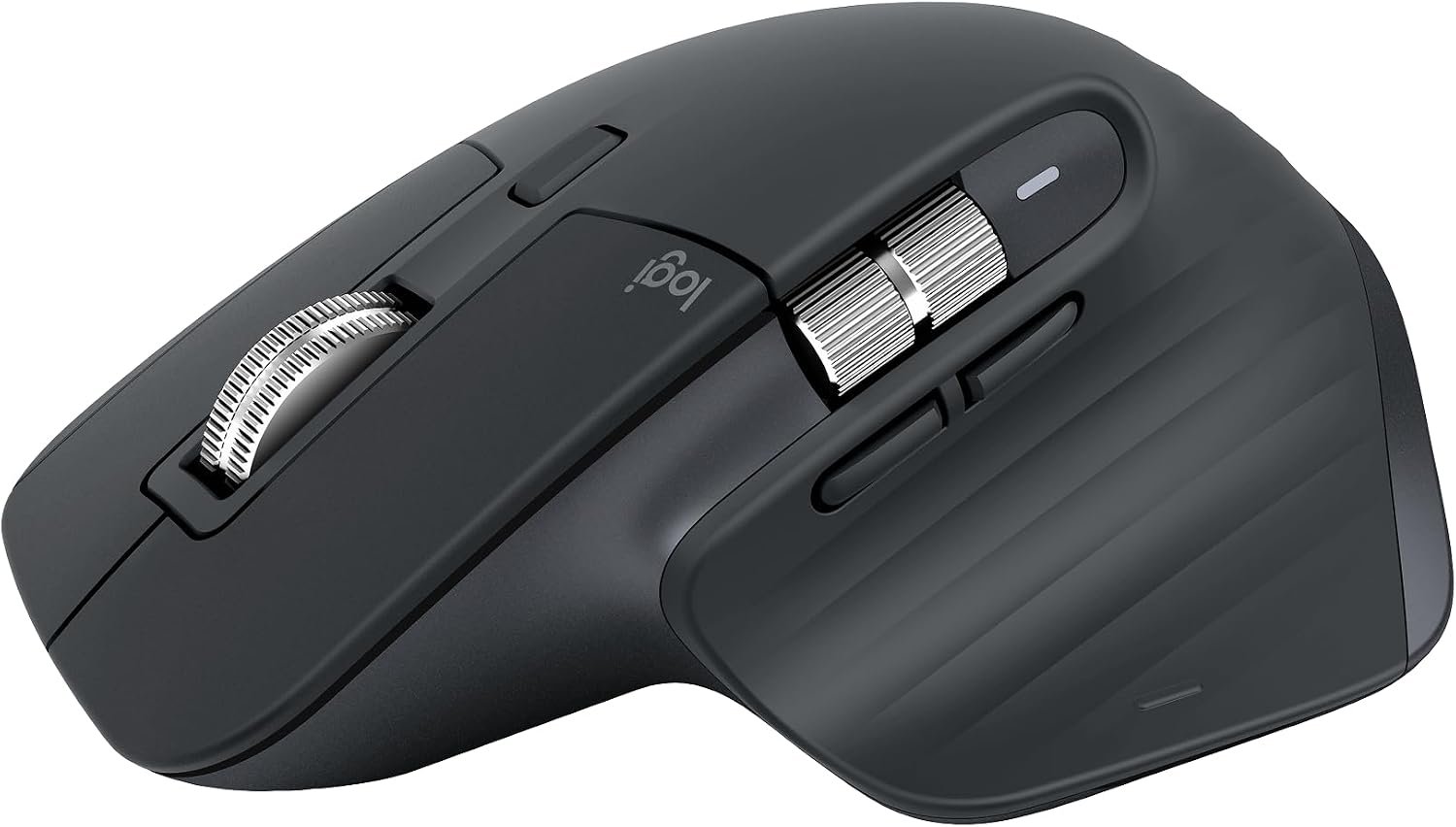 Logitech MX Master 3S Bluetooth Edition Wireless Mouse, No USB Receiver – Ultra-Fast Scrolling, Ergo, 8K DPI, Track on Glass, Quiet Clicks, Works with Apple Mac, Windows PC, Linux, Chrome – Graphite