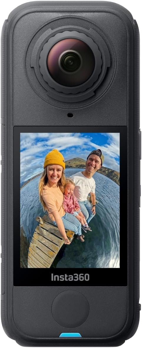 Insta360 X4 Air – Lightweight 165g 8K 360 Camera, Invisible Selfie Stick Effect, Replaceable Lenses, Shoot First & Frame Later, Built-in Wind Guard, FlowState Stabilization, AI-Powered App