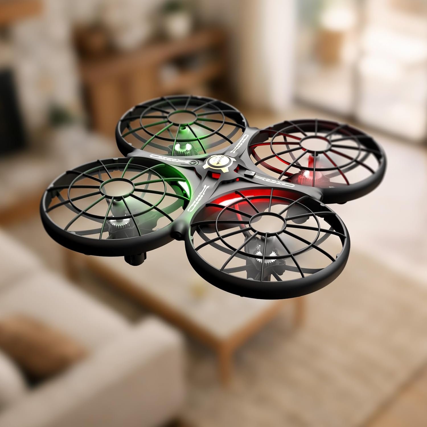 SYMA X100 Drone for Kids 8-12, Automatic Obstacle Avoidance, Up to 20 Mins Flight Time(2 Batteries), One-Key 360°Flips and Altitude Hold, Full-Guard Safe Indoor Drone Gift for Boys & Girls