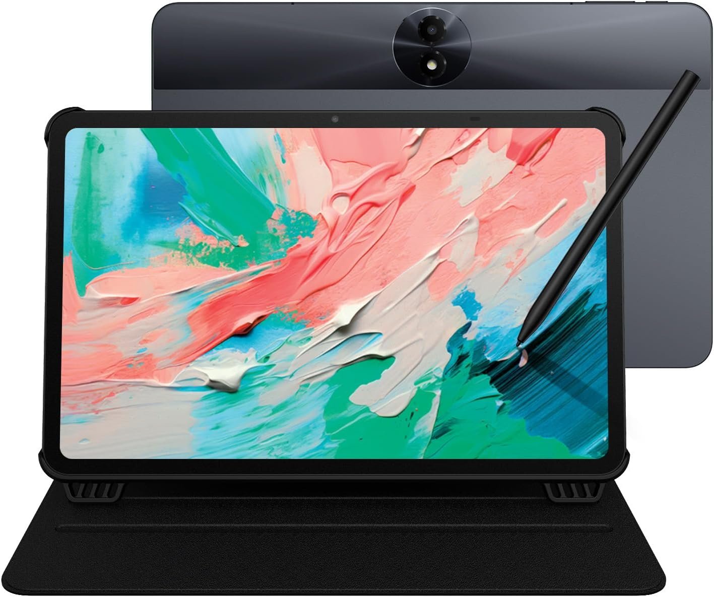 TCL NXTPAPER 11 Gen 2 Android Tablet, 11″ Drawing Pad & Digital Notebook, Stylus & Flip Case Included, NXTPAPER 4.0 Display, Android 15, AI Tools, 8+8GB RAM, 128GB Storage, 8000mAh Battery, Gray
