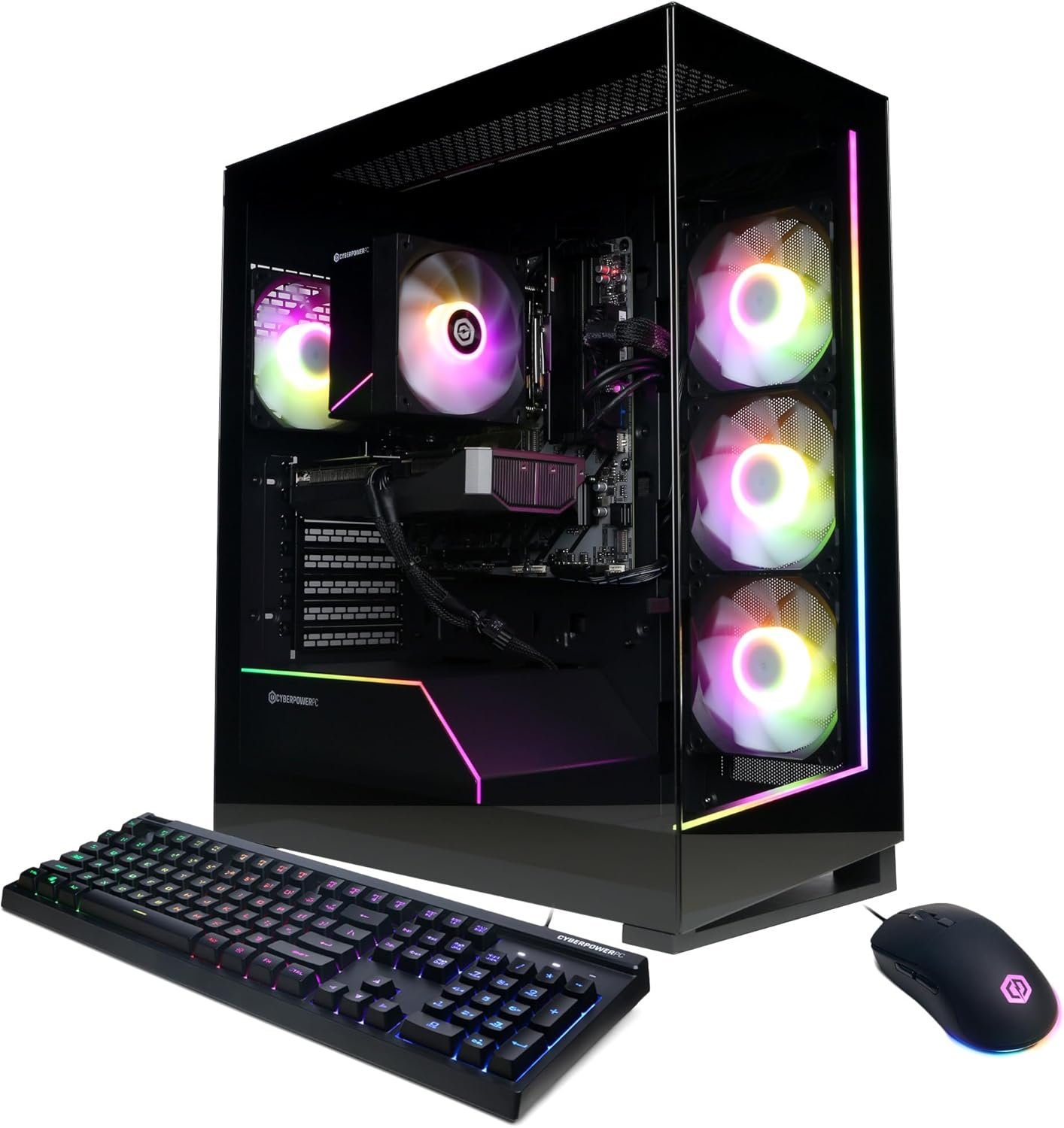CyberPowerPC Gaming PC, AMD Ryzen 7 8700F, GeForce RTX 5060 Ti 8GB | Gamer Master, 16GB DDR5, 1TB PCIe 4.0 SSD, WiFi Ready & Windows 11 Home (GMA2900A3)