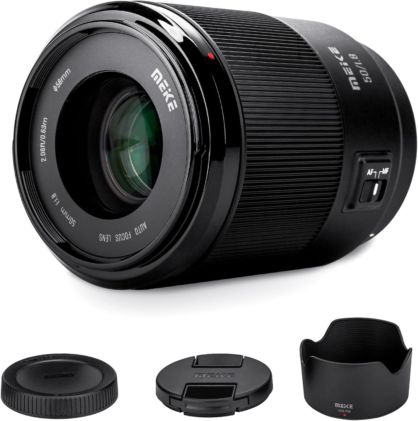 Meike 50mm F1.8 Full Frame STM Auto Focus Prime Lens for Sony E Mount Mirrorless Cameras: A9,A7IV A7III, A7II, A7R3, A7R4,A7C,A7CII A6400,A6700,etc