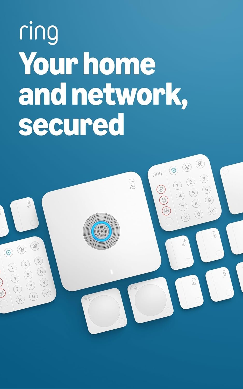 Ring Alarm Pro (newest model), 14-Piece Kit, built-in eero Wi-Fi 6 router and 30-day free Ring Home subscription