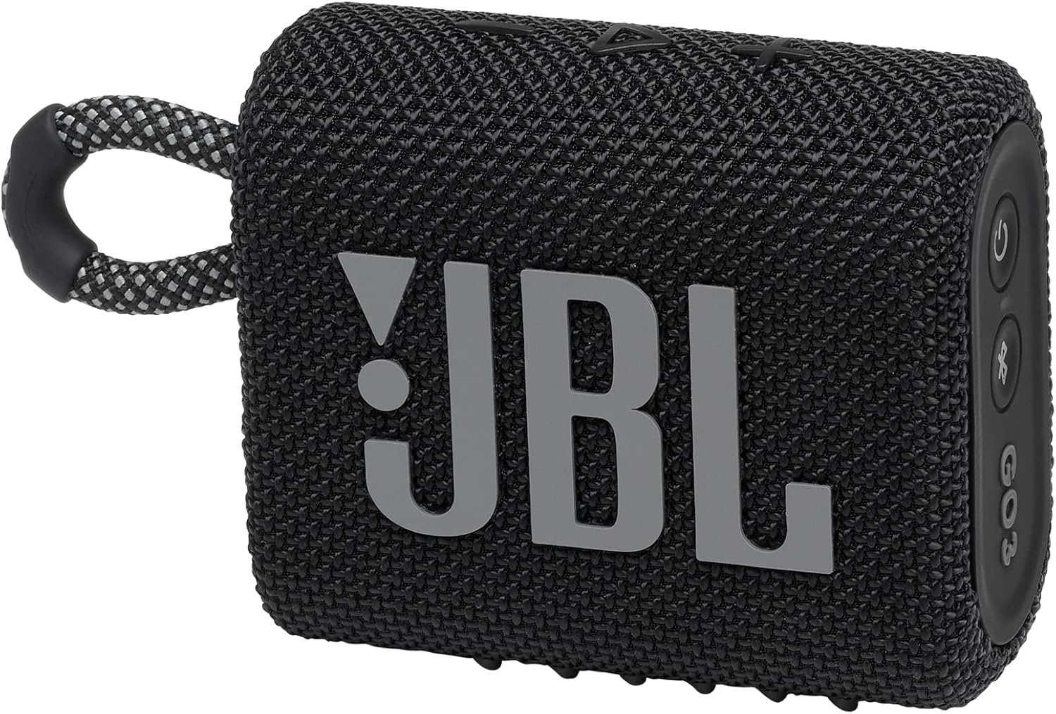 JBL Go 3 – Portable Mini Bluetooth Speaker, big audio and punchy bass, IP67 waterproof and dustproof, 5 hours of playtime, speaker for home, outdoor and travel (Black)