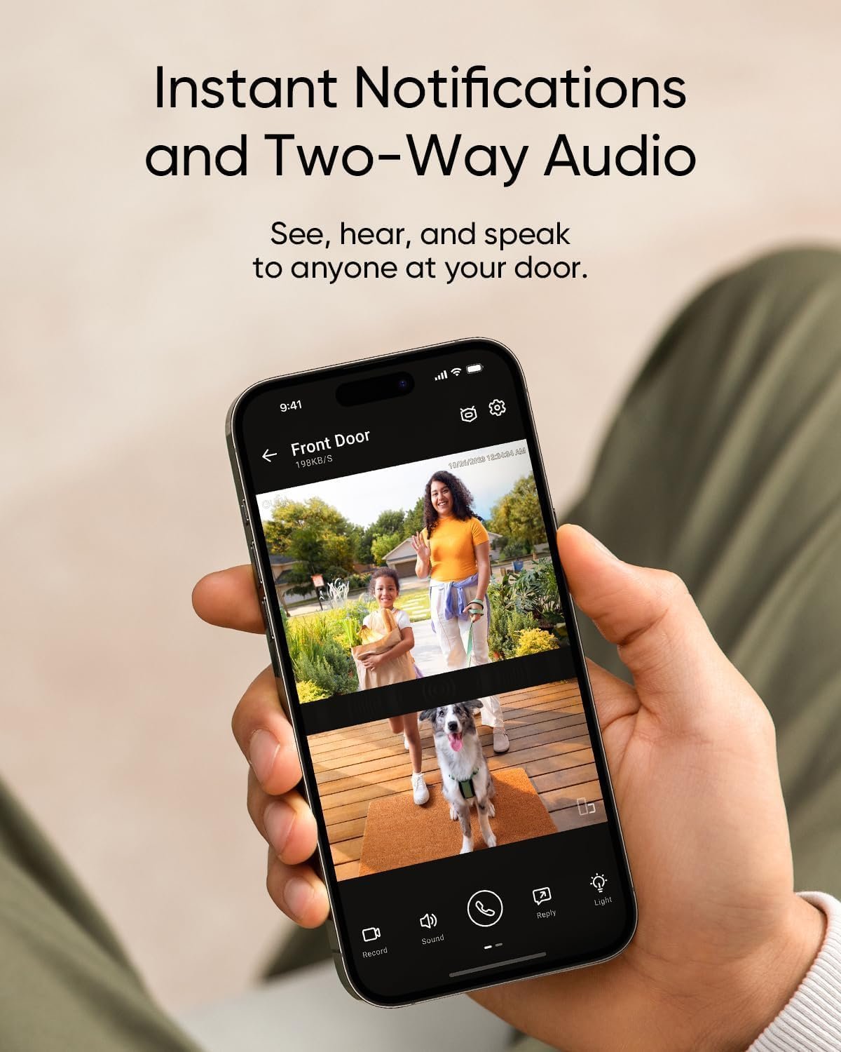 eufy Security Video Doorbell E340 Kit, No Subscription, Dual Cameras, Head-to-Toe View, 2K FHD Doorbell Camera, Two-Way Talk, Delivery Guard, AI Motion Detection, Rechargeable Battery, Built-in 8GB