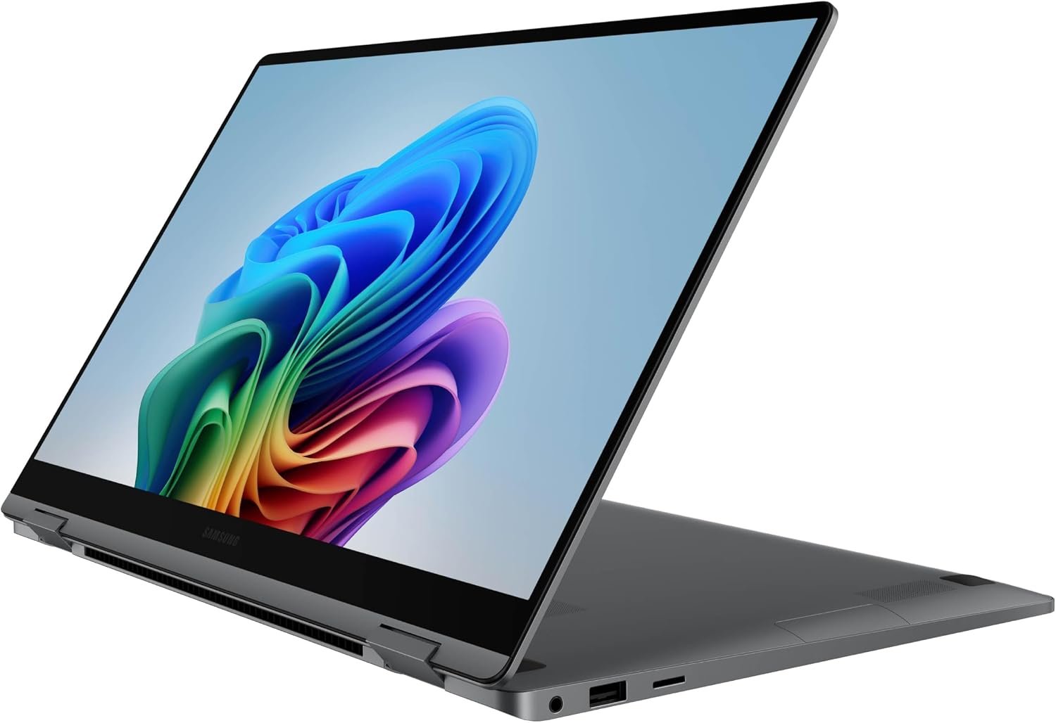 Samsung 15.6″ Galaxy Book5 360 Copilot+ PC, AI Business Laptop, Windows 11 Pro, Intel Core Ultra 7 Processor 256V, FHD AMOLED Touchscreen, 16GB/512GB, 2025 Model, NP754QHA-KA2US, Gray