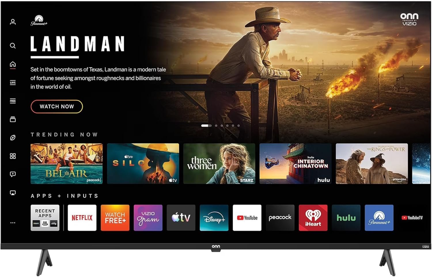 VIZIO Onn 32S2V1 32″ Class (720p) HD Powered Smart, Fast Streaming, & Compatible with Apple AirPlay, Google Home, and Alexa (Renewed)