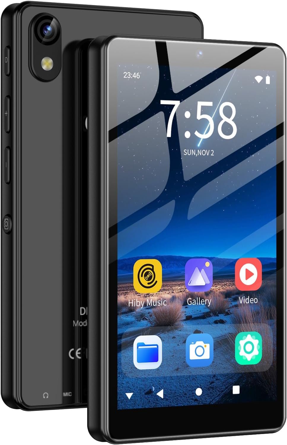 32GB MP3 Player with Bluetooth and WiFi, Oilsky 4.02″ HD Music Player with Spotify, Audible, Amazon Music, Deezer, MP3 & MP4 Players Android 13 Touch Screen and Speaker, Up to 1TB