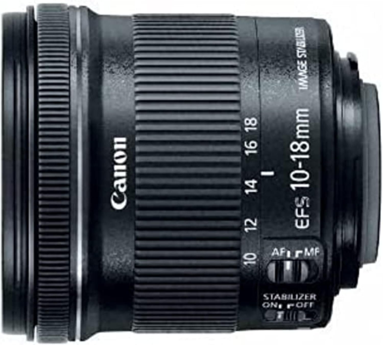 Canon EF-S 10-18mm f/4.5-5.6 is STM Lens, Lens Only