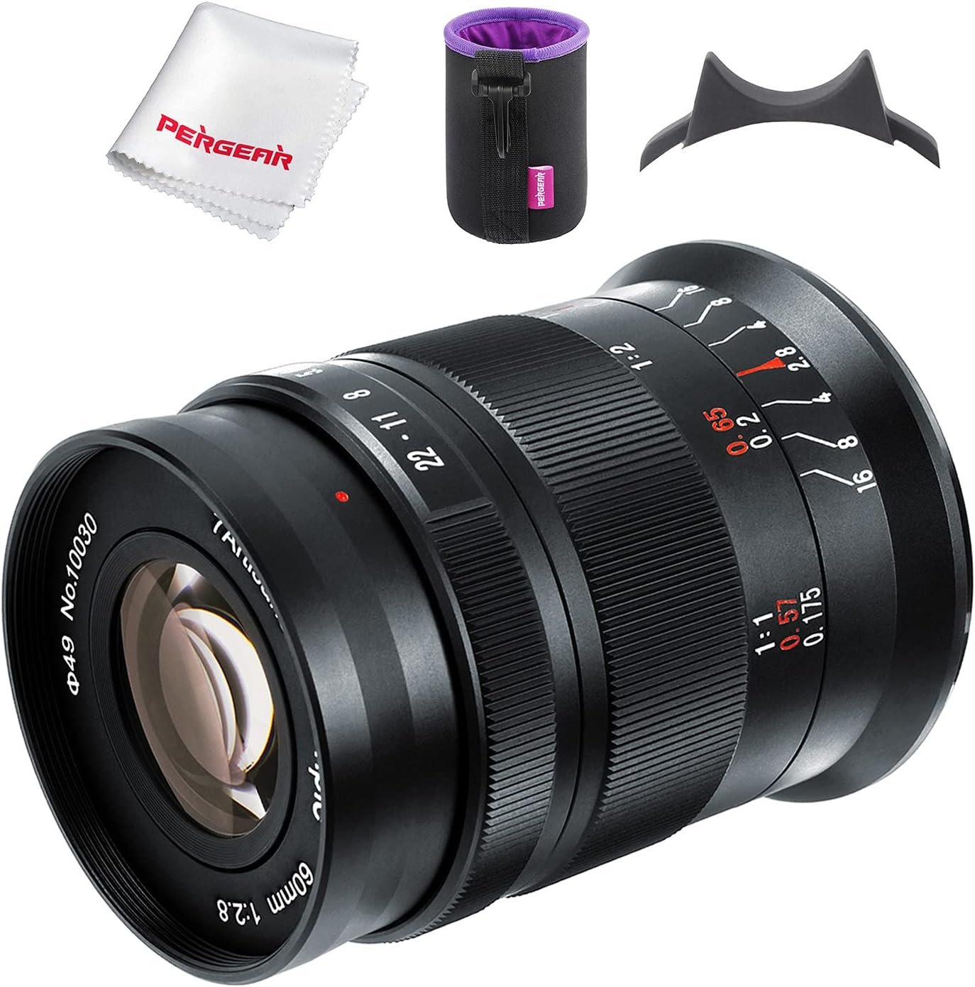 7artisans 60mm F2.8 II V2.0 APS-C Format Macro Lens, Compatible with Sony E-Mount Cameras Cameras Sony A5000 A5100 A6000 A6100 A6300 A6400 A6500 A6600
