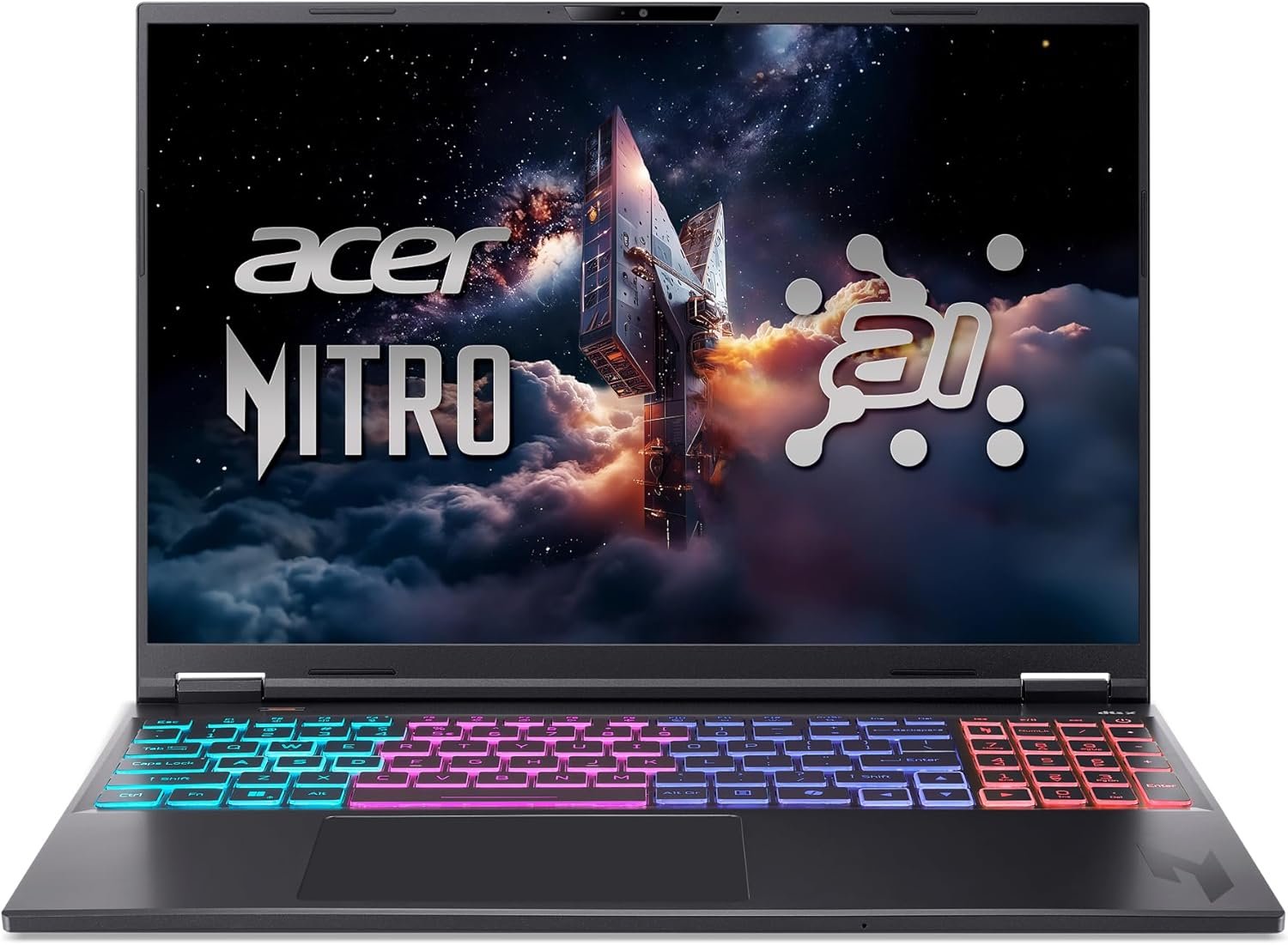 Acer Nitro 16S AI Copilot+ PC Gaming Laptop | AMD Ryzen AI 9 365 Processor | NVIDIA GeForce RTX 5070 Ti Laptop GPU | 16″ WQXGA IPS 180Hz Display | 32GB DDR5 | 2TB Gen 4 SSD | Wi-Fi 6E | AN16S-61-R5K4