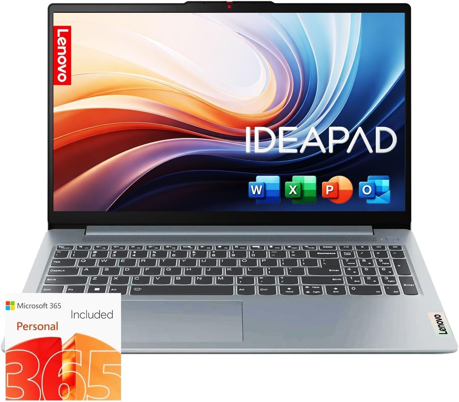 Lenovo 15.6″ FHD 8GB DDR5 RAM Business Laptop Computer, 2026 Edition, Intel N150 CPU, 128GB SSD, Microsoft Office 365, Long Battery Life, Windows 11