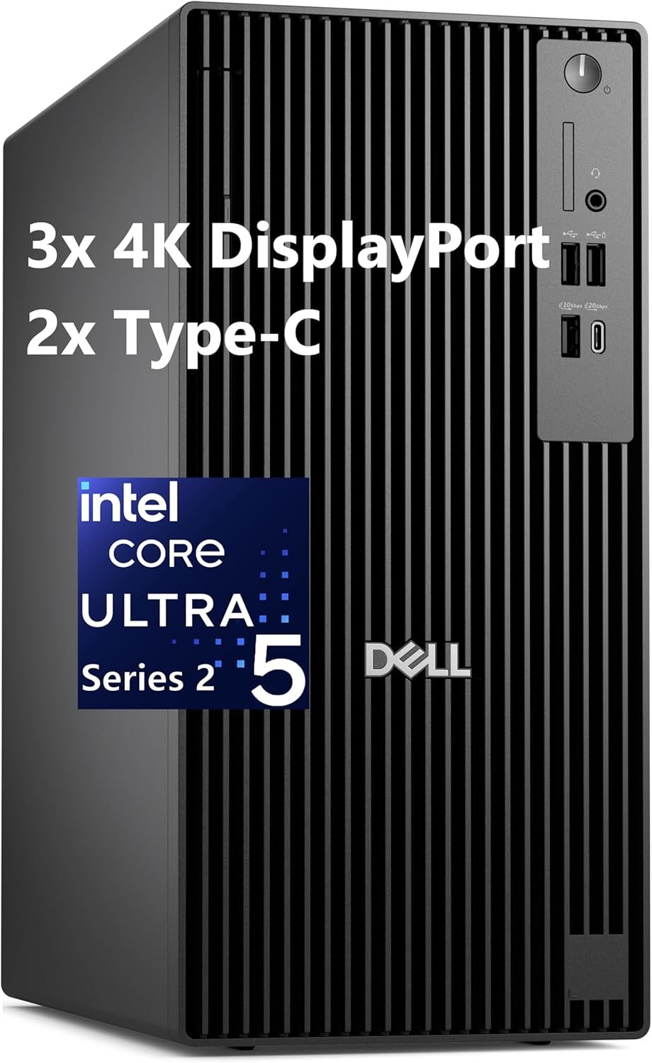 Dell Pro Tower Plus Business Desktop, Intel Core Ultra 5 235 AI-Powered, 16GB DDR5, 1TB SSD, Windows 11 Pro, High-Performance Enterprise Workstation Tower PC
