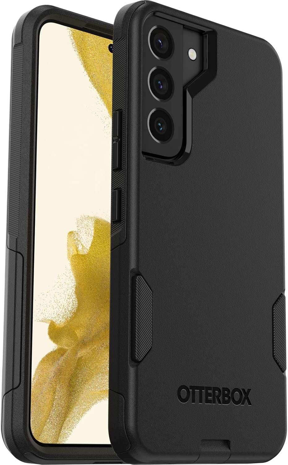 OtterBox Galaxy S22 Commuter Series Case – Black, Slim & Tough, Pocket-Friendly, with Port Protection