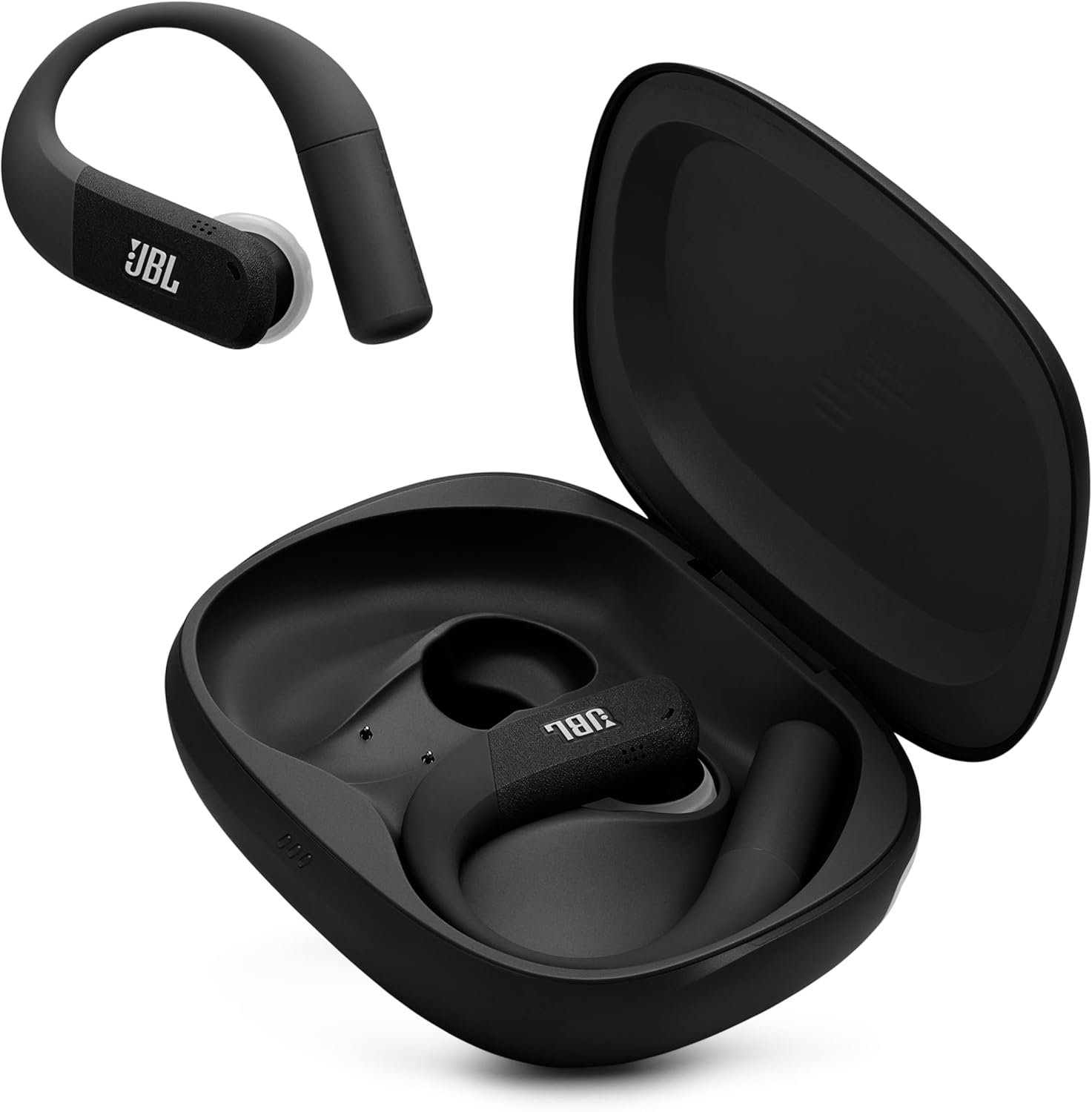 JBL Endurance Peak 4 – True Wireless Noise Cancelling Sport Earbuds, Up to 48Hrs Total Playback, Water & dust Proof (IP68), Secure fit with TwistLock™ Design, & 6 mics for Perfect Calls (Black/Grey)