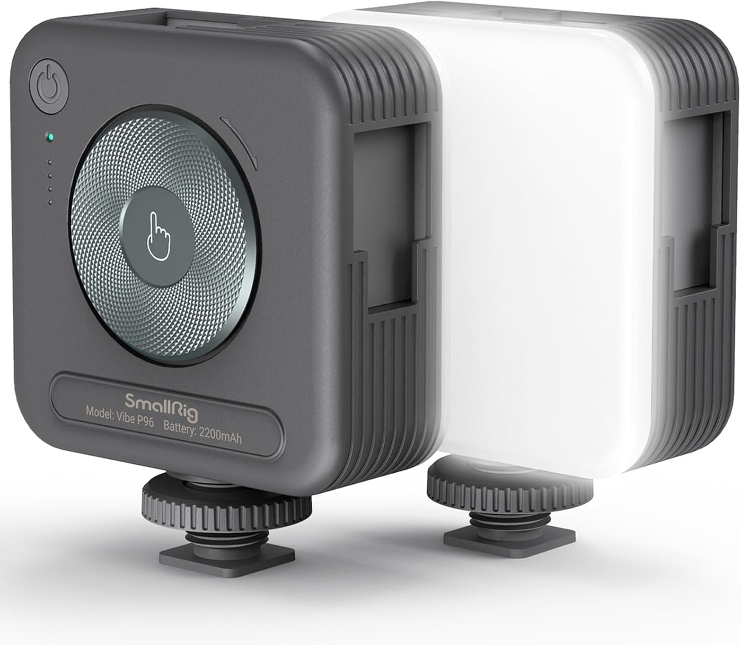 SmallRig P96 Mini LED Video Light, Bi-Color 2700-6500K CRI 95+, 2200mAh, Portable Camera Lights with Cold Shoe for Content Creator Vlogging, Compact Photography Lighting for TikTok, YouTube Streaming