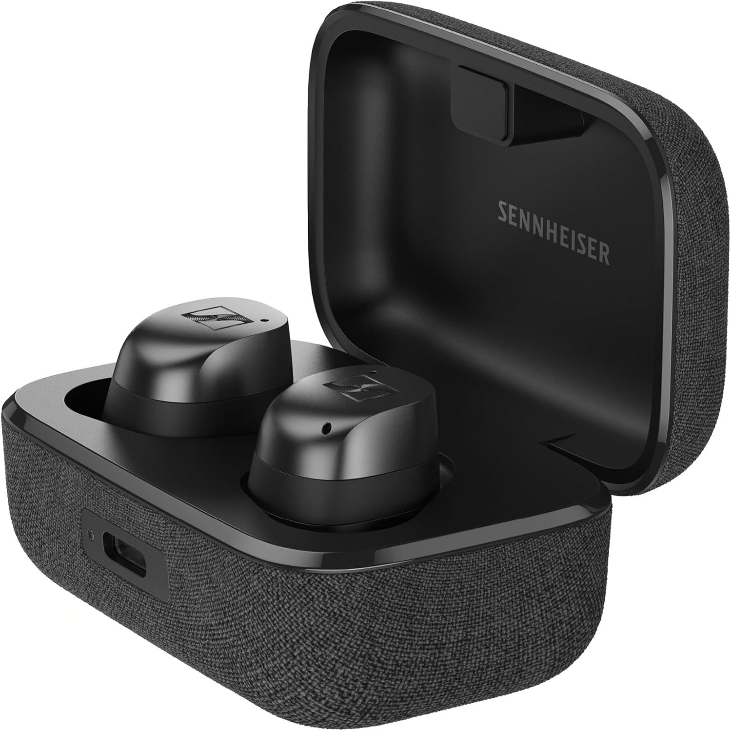 Sennheiser Momentum True Wireless 4 Smart Earbuds, Bluetooth 5.4, Crystal-Clear Sound, Noise Cancelling Earbuds, Comfortable Design, 30-Hour Battery, Adaptive ANC, LE Audio, Auracast – Black Graphite