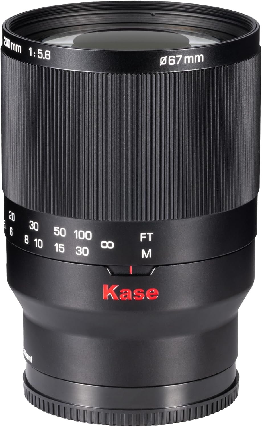 Kase 200mm F5.6 MC Reflex Mirror Aluminum Portrait Lens Compatible with Sony E Mount