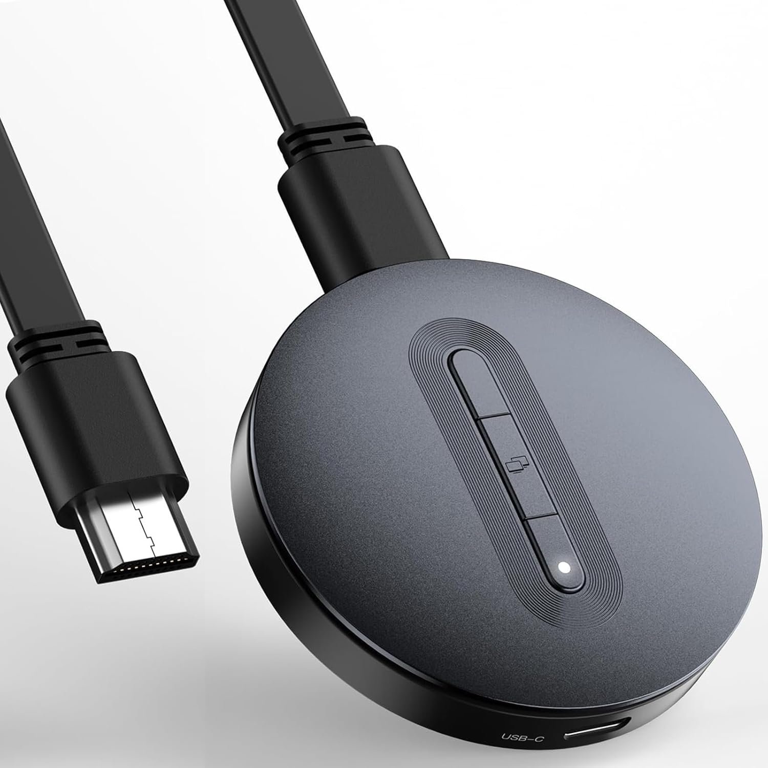 Wireless HDMI Display Dongle Adapter – Miracast Dongle, DLNA, AirPlay – Plug & Play Video/Audio Streaming from Laptop, PC, Smartphone to HDTV, Projector, Monitor