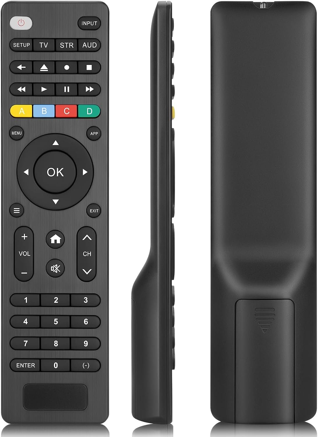Universal TV Remote Control for Samsung,Hisense,LG,TCL,Philips,Sony,Insignia,Toshiba,Vizio Smart TVs and More Brand,(Compatible with Streaming Players,DVD/Blu-ray Players and Sound Bar Audio)
