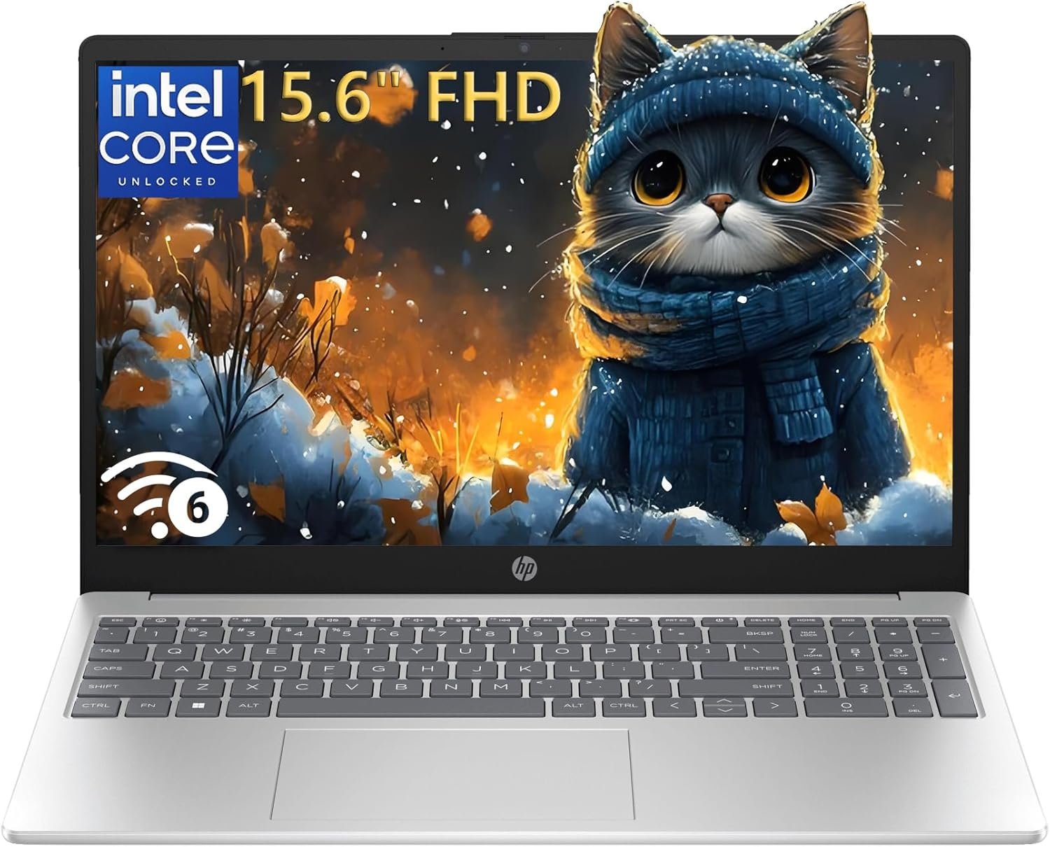 HP Laptop 15″ FHD Computer 2026, Intel Processor, 8GB RAM, 256GB SSD, Long Battery Life, Lightweight Portable Design for Office, School & Everyday Use, Microsoft 365, Windows 11 Home