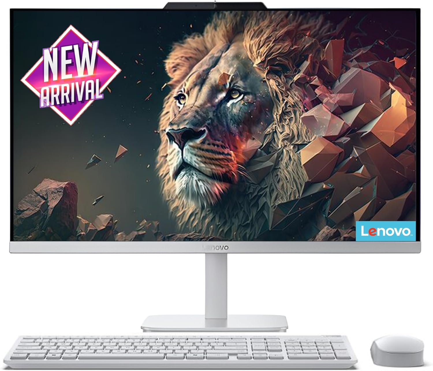 Lenovo 24″ All-in-One Desktop | Ultra-Fast Intel Quad-Core CPU | 16GB RAM | 512GB External & 256GB SSD | Full HD Display | Wi-Fi 6 | HDMI | Ethernet Ports | Windows 11 | Wireless Keyboard & Mouse