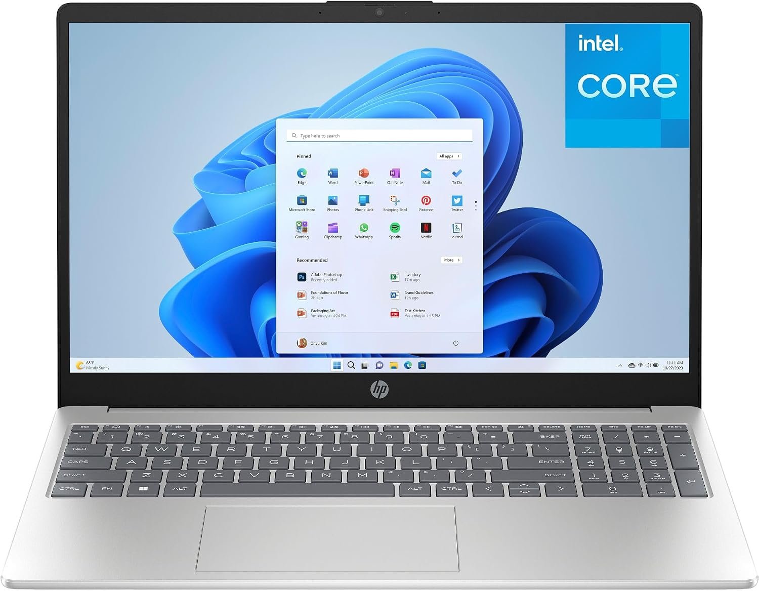 HP Pavilion 15.6″ FHD Laptop Computer, 8GB DDR4 RAM, 256GB PCIe SSD, Intel N100 CPU, 2026 Edition, Portable Design, WiFi 6, Bluetooth, Webcam, Type-C, Office 365, Windows 11, Light Gray