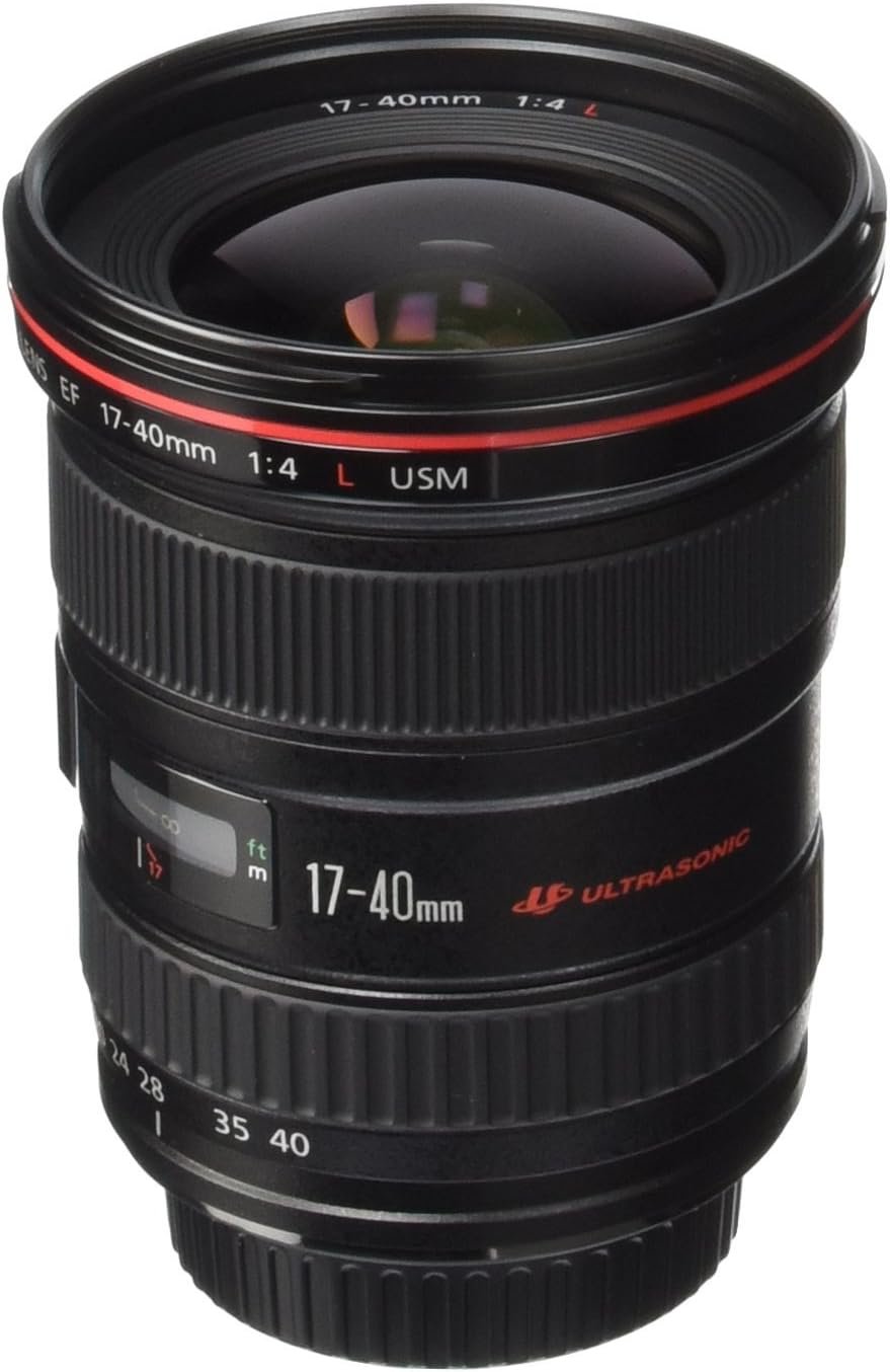 Canon EF 17-40mm f/4L USM Ultra Wide Angle Zoom Lens for Canon SLR Cameras (Renewed)