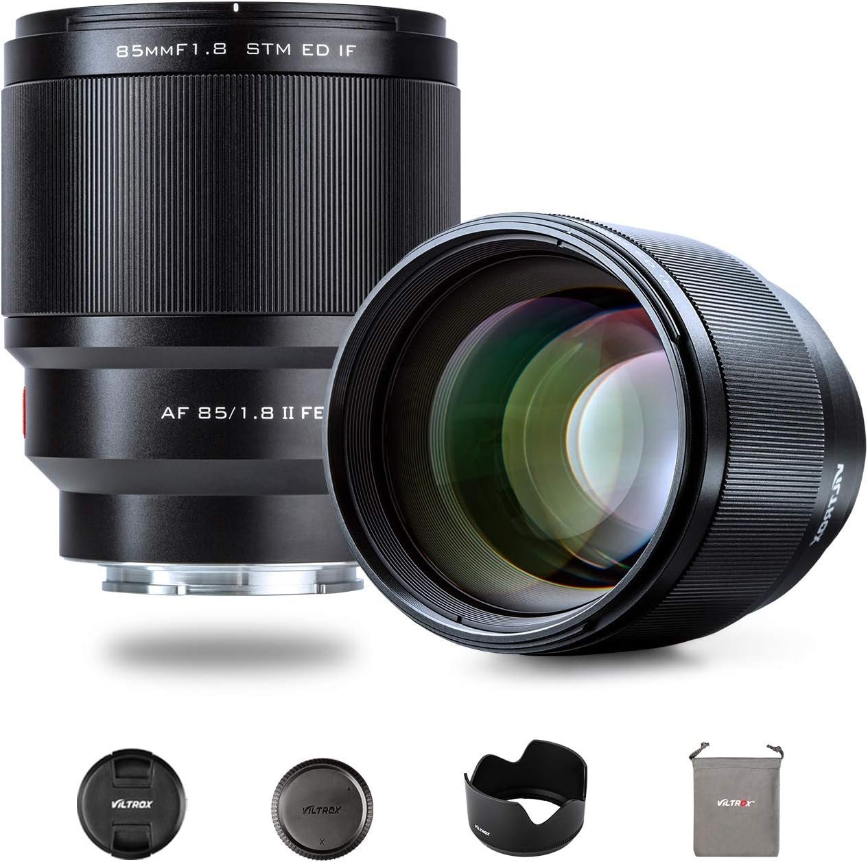 VILTROX AF 85mm F1.8 II FE Lens for Sony E Mount, f/1.8 Large Aperture Portrait Full Frame Lens with STM Motor for Sony E-Mount Camera a7IV a7CII a7RV a7S III ZV-E10 II ZV-E10 a6700 a6400 a7iii a9 A1