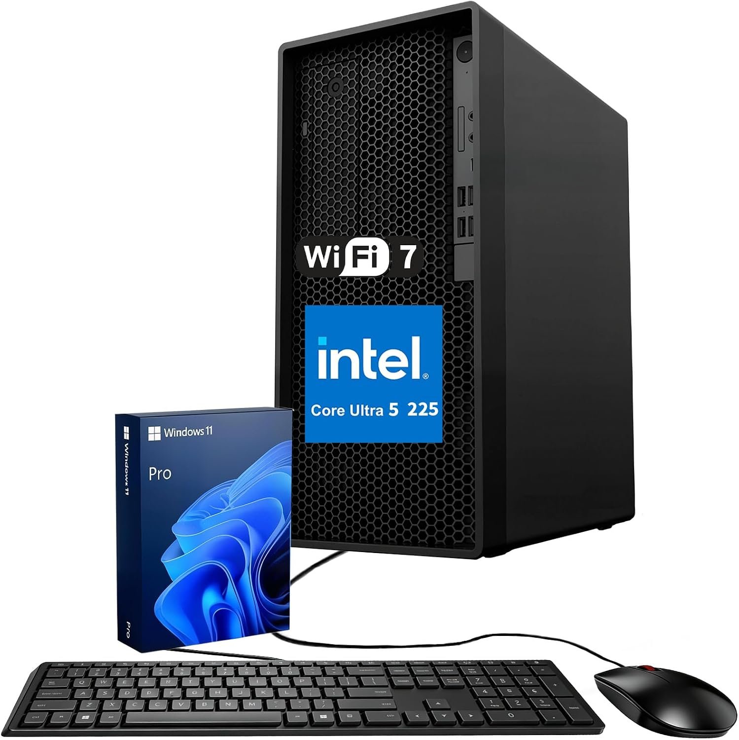 Lenovo ThinkStation P2 Tower Business Workstation • 10-core Intel Core Ultra 5 225 4.9GHz • 32GB DDR5 • 1TB SSD • Wi-Fi 7 • Support 3-Display 4K • HDMI • 2X DP • Wired KB & Mouse • Windows 11 Pro