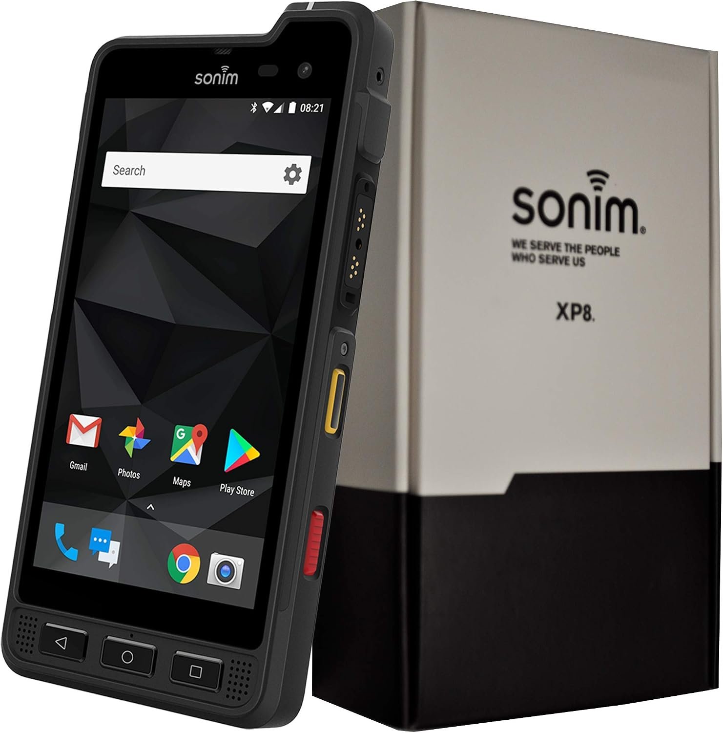 Sonim XP8 XP8800 Dual-SIM 64GB Unlocked 4G/LTE Rugged Smartphone Black – Renewed
