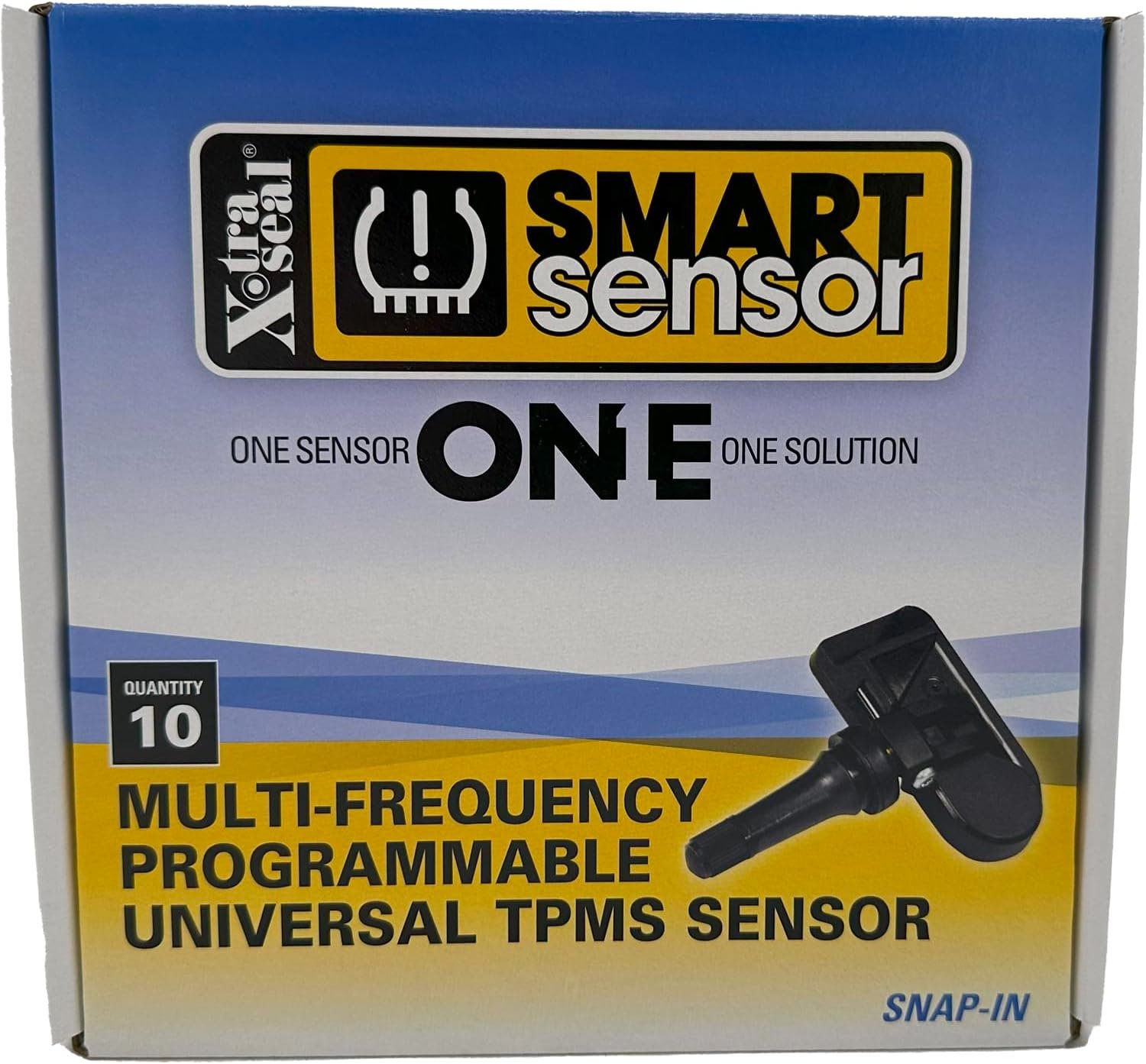 Xtra-Seal Smart Sensor 17-43041 Snap in Multi-Frequency Programmable Universal TPMS Sensor (Box of 10)