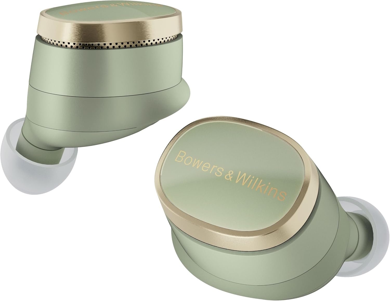 Bowers & Wilkins Pi8 Bluetooth Wireless Earbuds (Jade Green), in-Ear Bluetooth Earphones with Qualcomm Chipset & aptX Lossless, Active Noise Cancelling Earbuds, 3 Built-in Mics, 15-Min Quick Charging