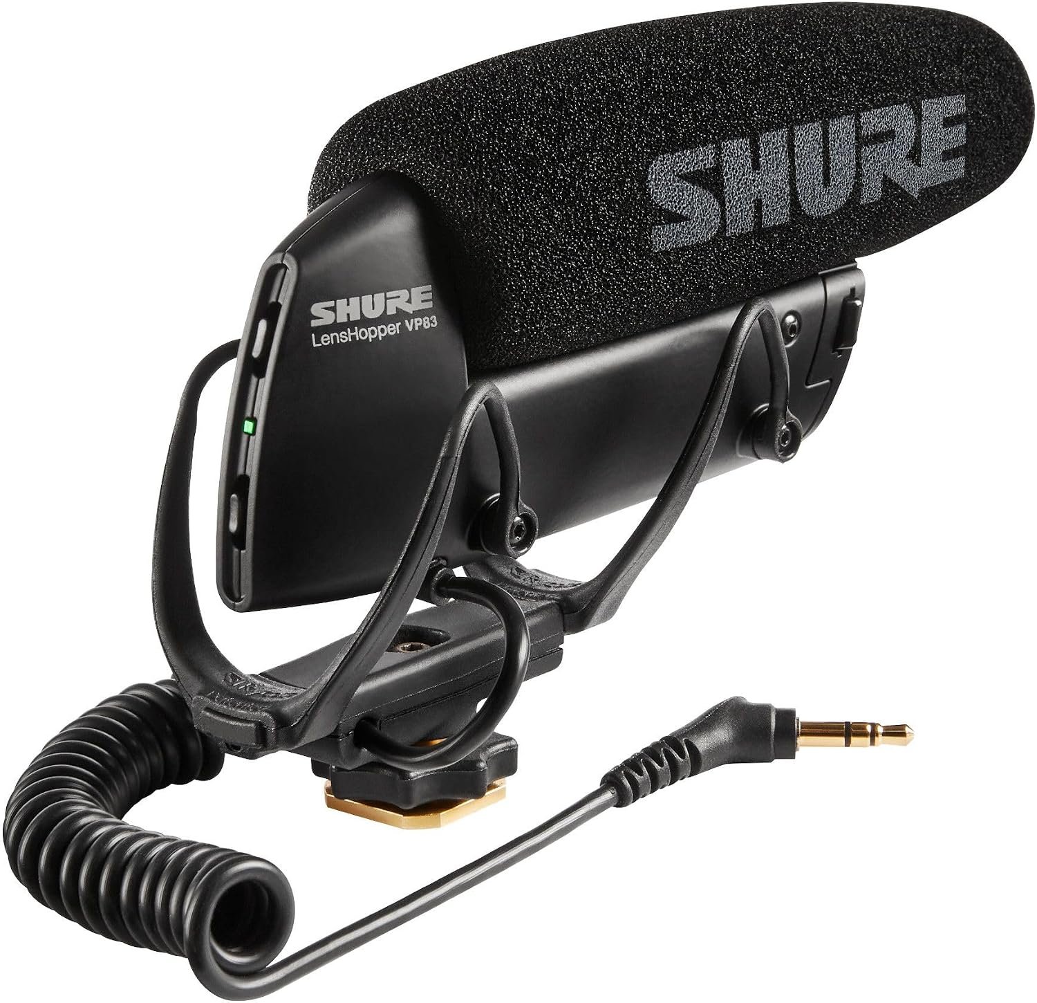 Shure VP83 LensHopper Camera-Mounted Condenser Shotgun Microphone for use with DSLR Cameras and HD Camcorders – Capture Detailed, High Definition Audio with Full Low-end Response