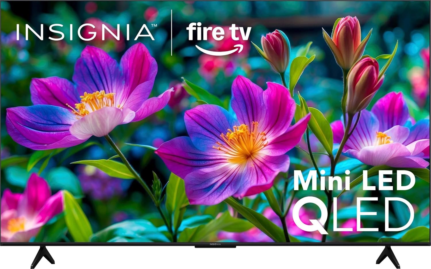 INSIGNIA 65″ Class F70 Series 4K UHD HDR QLED Mini-LED Smart Fire TV, Voice Remote with Alexa, Stream Live TV Without Cable
