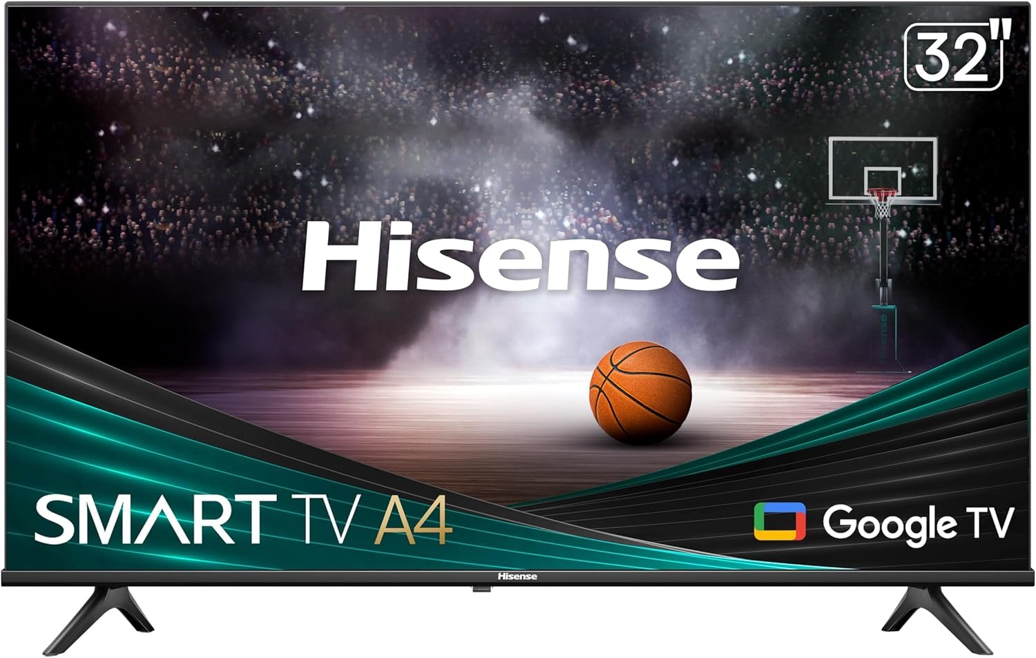 Hisense 32-Inch Class A4 Series FHD 1080p Google Smart TV (32A4K) – DTS Virtual: X, Game & Sports Modes, Chromecast Built-in, Alexa Compatibility