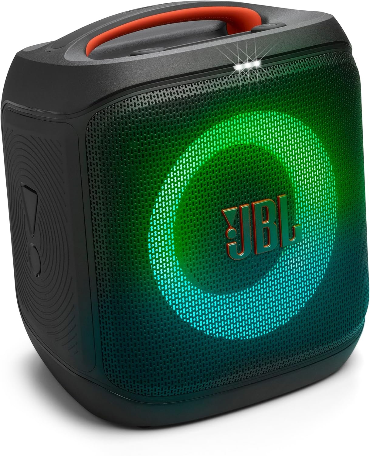 JBL PartyBox Encore Essential 2 – Portable Battery-Powered Party Speaker with AI Sound Boost, Up to 15 Hours of Play time, IPX4 Splash Proof, and Multi-Speaker Connection by Auracast (Black)