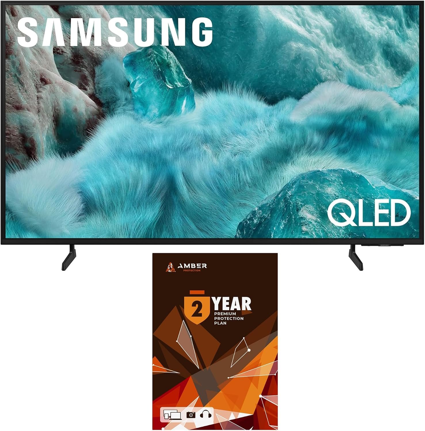 Samsung QN50Q7FAAFXZA 50 Inch QLED Q7F 4K Vision AI Smart TV 2025 with a 2 Year Amber Protection Plan